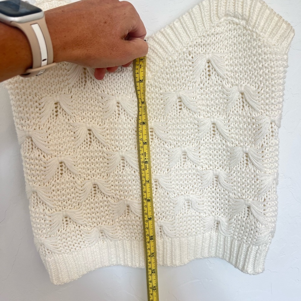 Zara Crop Knit Sweater Tank size Small - Picture 4 of 5